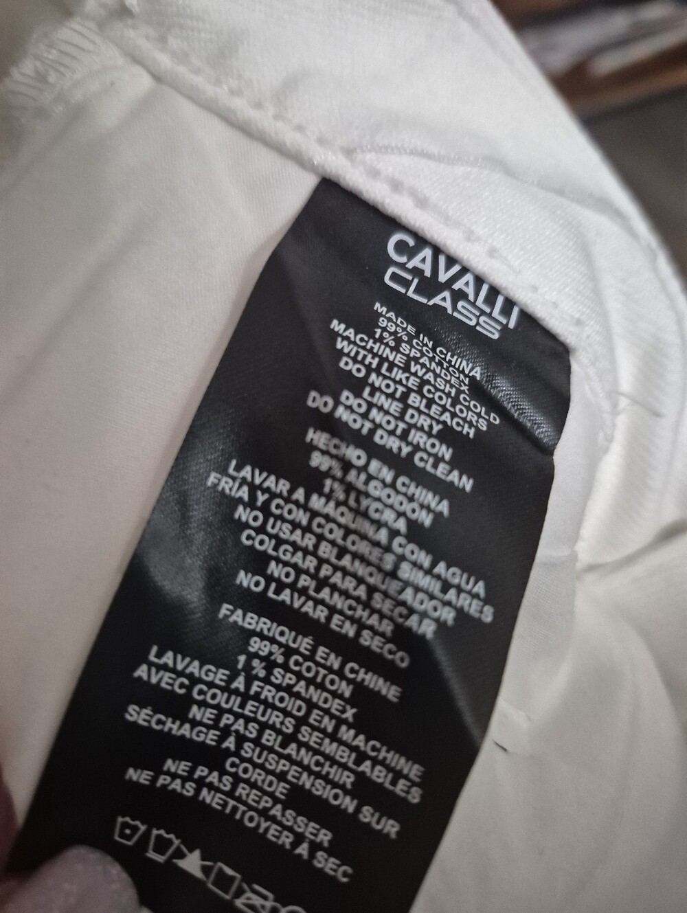 Cavalli Class WhiteJeans - Picture 10 of 13